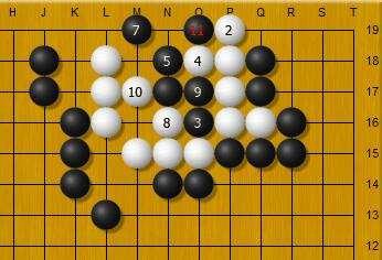 围棋经典实战趣题 仔细计算